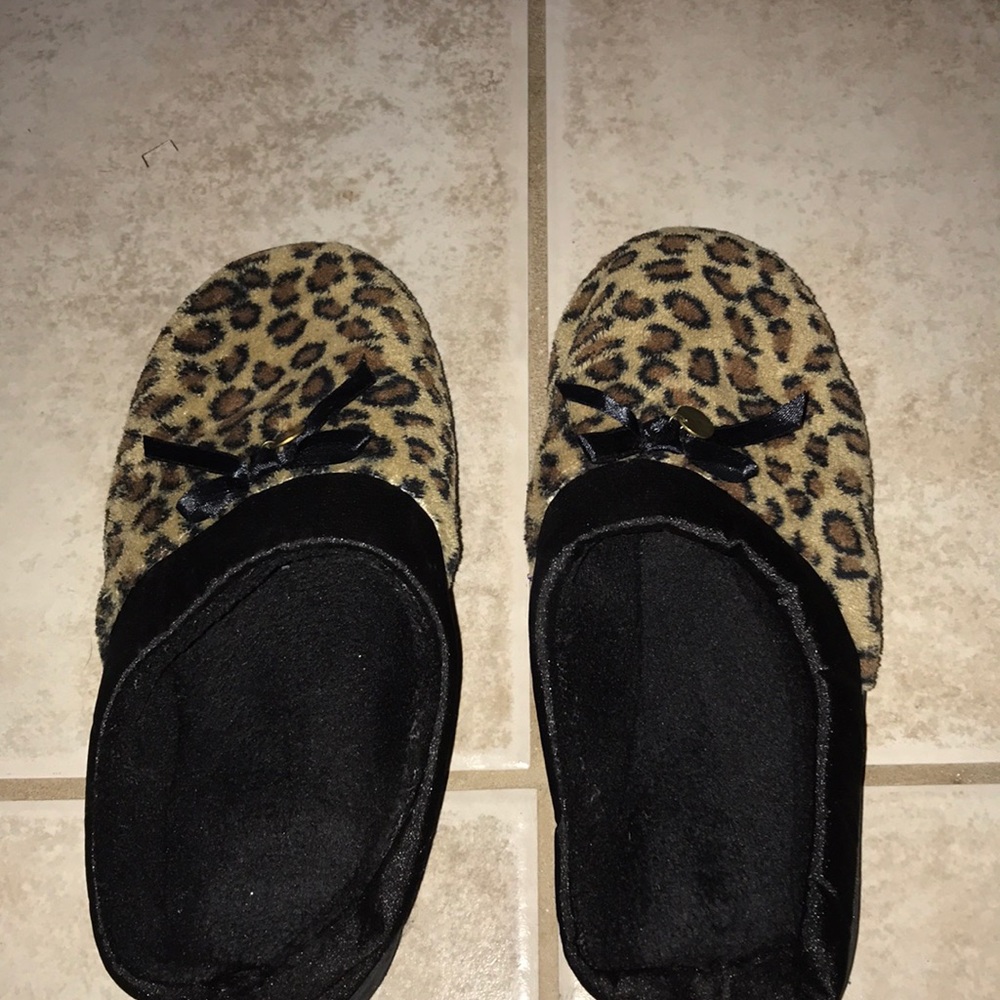 Cheetah Print Slippers